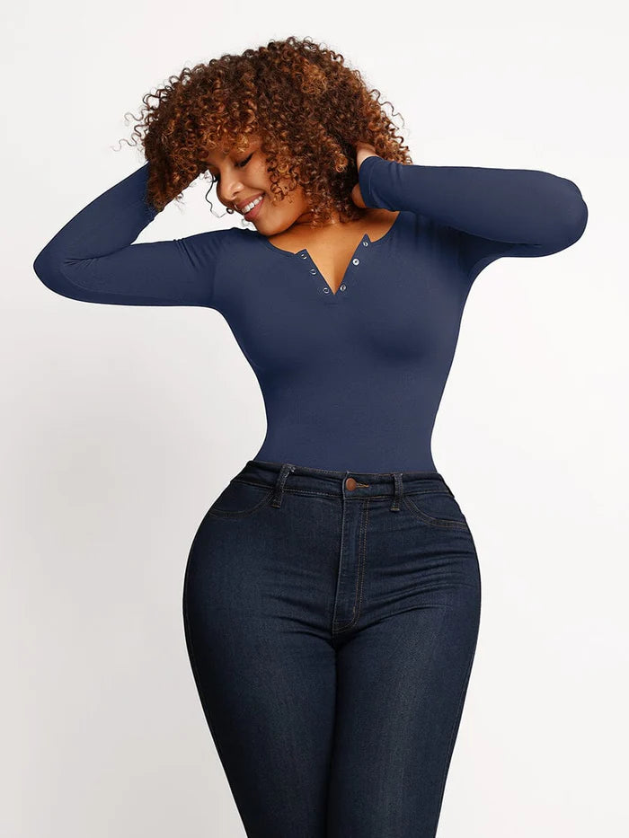 SEAMLESS LONG SLEEVE BODYSUIT