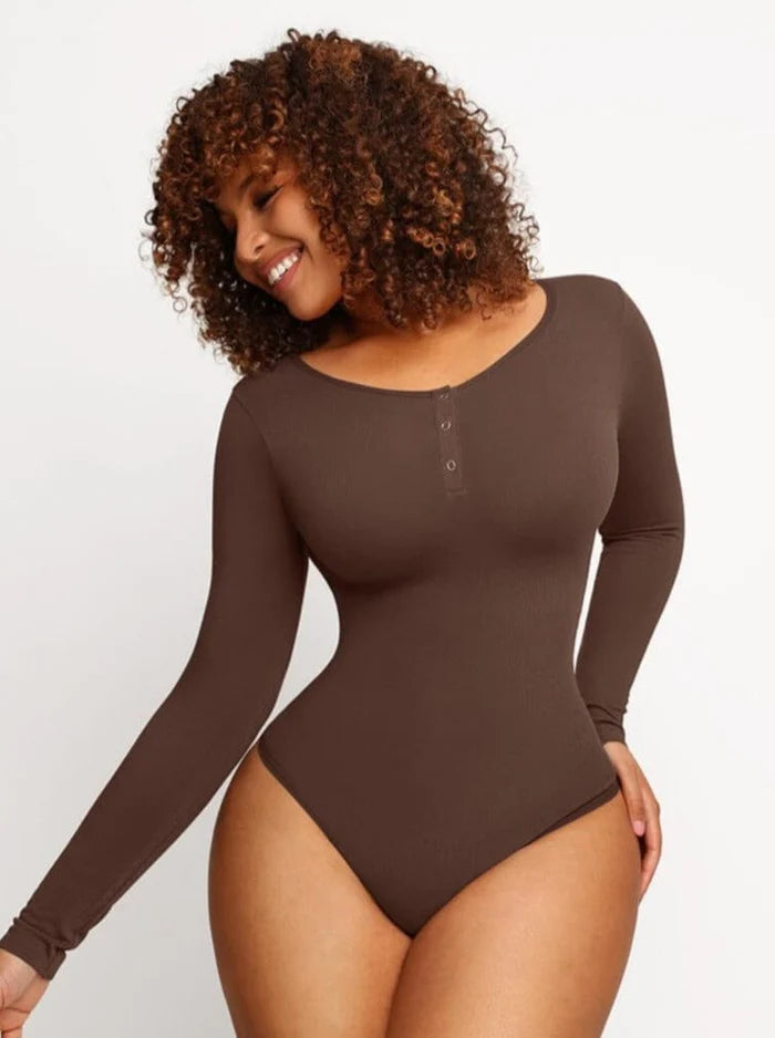 SEAMLESS LONG SLEEVE BODYSUIT