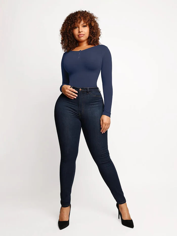SEAMLESS LONG SLEEVE BODYSUIT