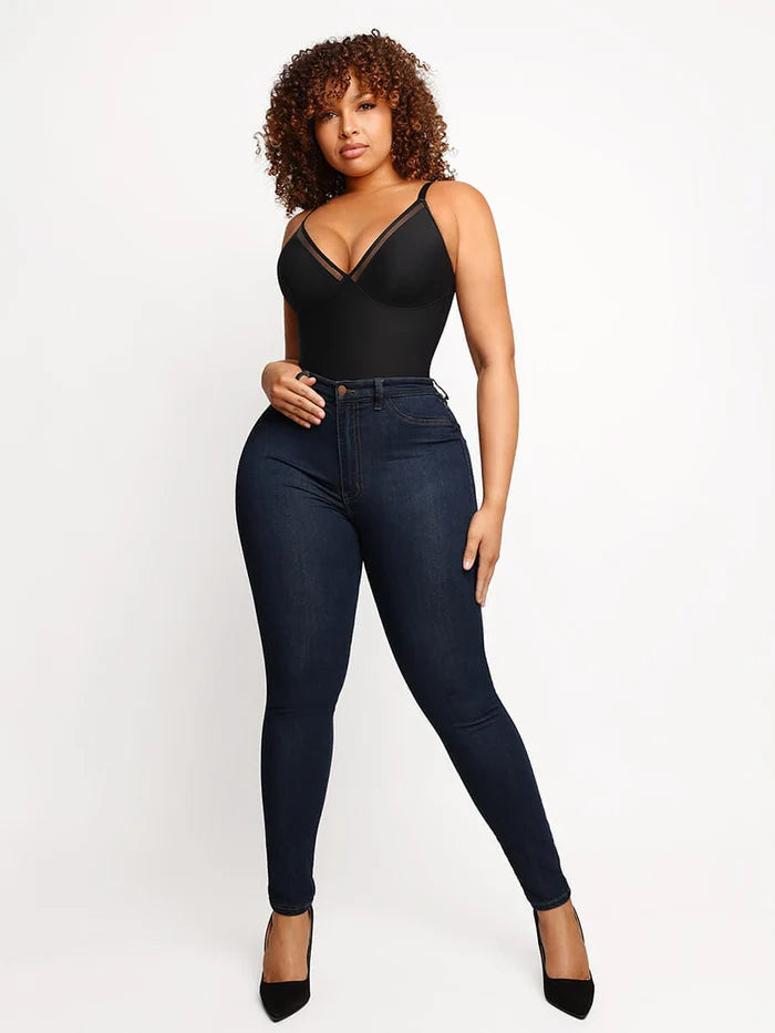 FORME'S MIDNIGHT MESH SHAPING BODYSUIT